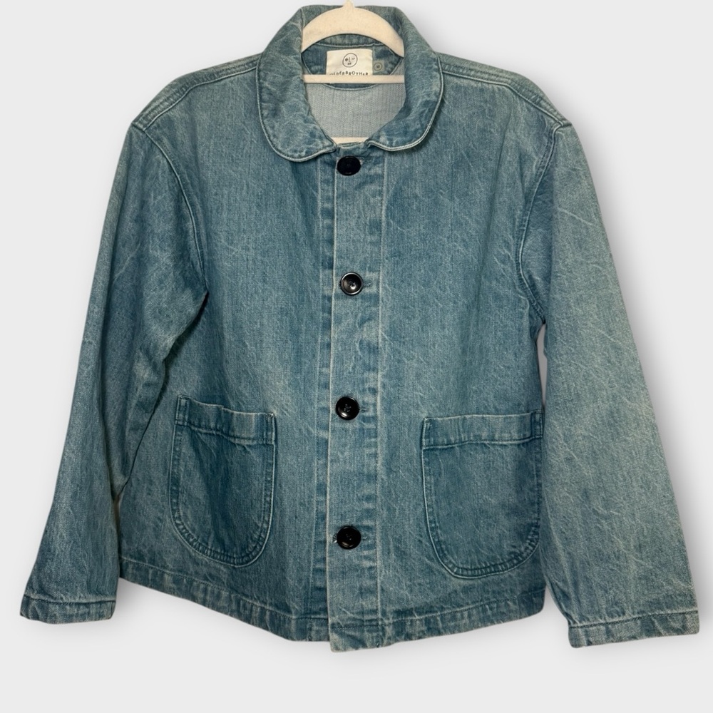 GUC Olderbrother Organic Cotton Blue Denim Jean Chore Jacket | XS